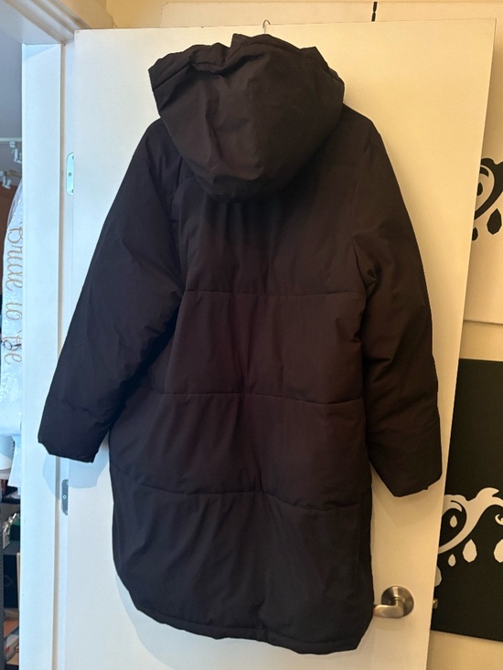 Reitmans Black Puffy Winter Coat 2X - Picture 2 of 3